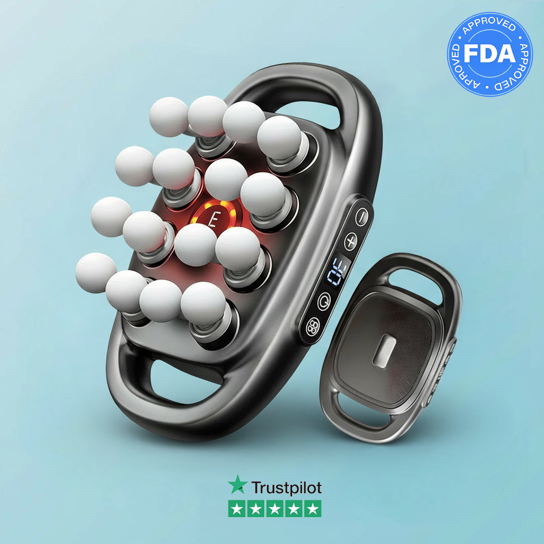 16-Head Deep Tissue Massage Gun for Muscle Recovery